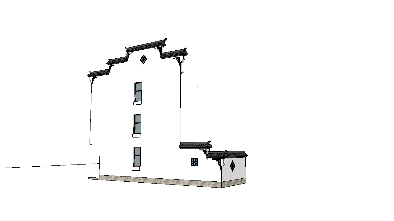 Sketchup��ͼ��ʦSKP��ͷǽSUģ��.png
