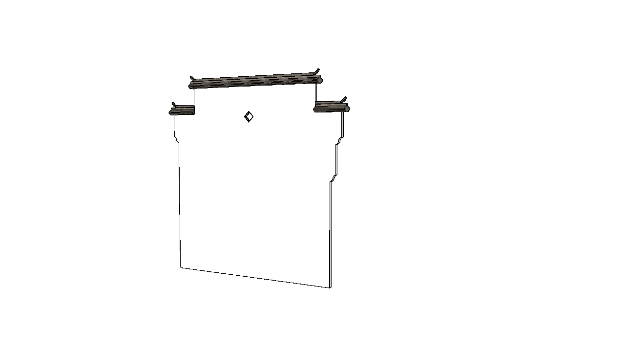 Sketchup��ͼ��ʦSKP��ͷǽģ��.png
