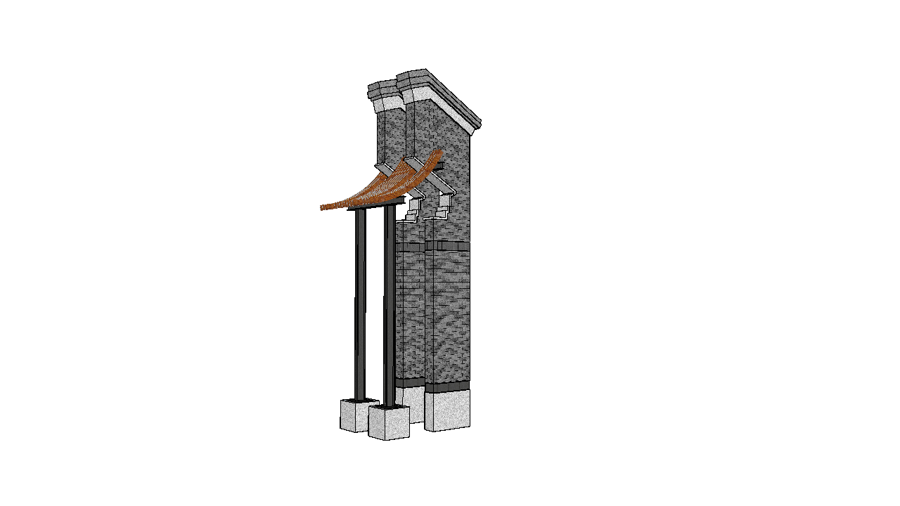 Sketchup��ͼ��ʦSKP��ͷǽСƷ.png