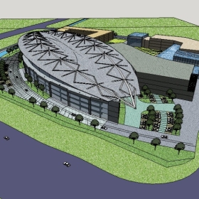 ��ͼ��ʦSketchup������ģ��20221115������С��Ʒó����ҵ�㳡403