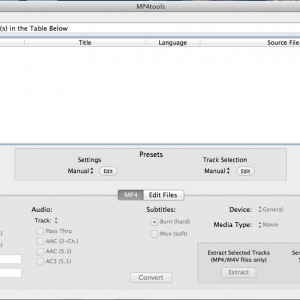 MP4tools 3.4.5 Mac 视频转换/分割/合并工具