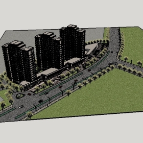 Sketchup�칫�����ִ��߲�סլ���ؽ���ҵ504