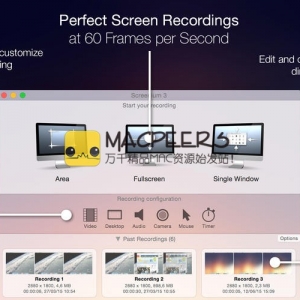 Screenium for mac 3.1.1 – 屏幕捕捉工具