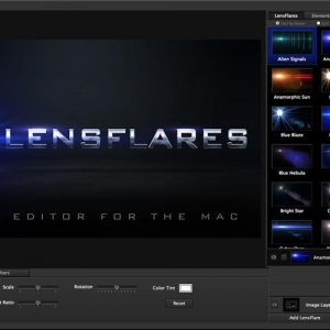 LensFlares 1.1 Mac 超赞光效处理工具
