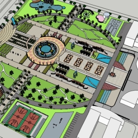 Sketchupͼʦڹ㳡ģ009