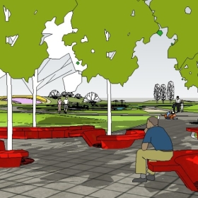 Sketchupͼʦڹ㳡ģ002