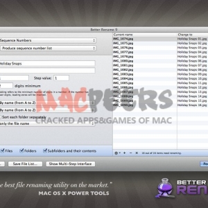 A Better Finder Rename for mac 10.06 文件 照片 MP3批量更名
