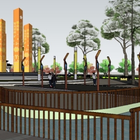 Sketchupͼʦڹ㳡ģ124