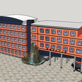 ��ͼ��ʦSketchup������ģ��20221115����ɽ��ģ��ѧУ��ɽˮϵ410