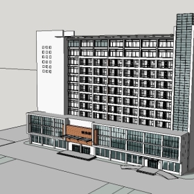 ��ͼ��ʦSketchup������ģ��20221115����ҽԺ����ģ��004