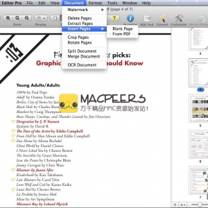 Wondershare PDF Converter Pro 5.0.0 for Mac 转换PDF文件到办公室文件,HTML,以及...