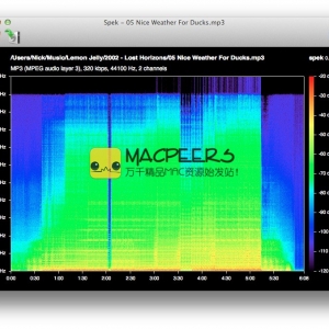 spek for mac 0.8.3 分析您的音频文件