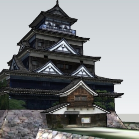 �Ž���ͼ��ʦģ���������Hiroshima Castle136