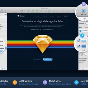 Sketch 3.4.3 绿化版 Mac 小巧却强大的矢量绘图软件
