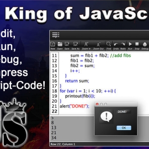 JSKing for mac 1.5.1 – 编辑和运行JavaScript代码的工具 最新绿化版