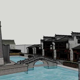 Sketchup古建风格类模型0154