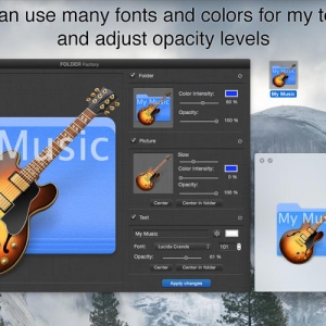 Folder Factory for Mac 4.0 改变你的文件夹图标