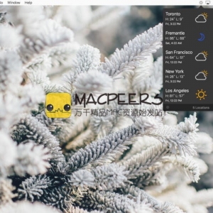 Forecast for Mac 2.1.1 查看当前的天气