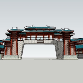 Sketchupͼʦڹ㳡ģ087