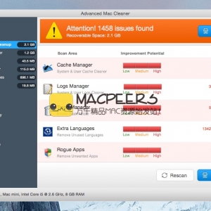 Advanced Mac Cleaner 1.4.0 系统维护工具