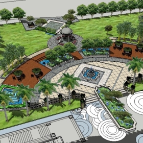 Sketchupͼʦڹ㳡ģ032