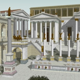 LVIICԭ������������ģ�ͼ���ͼ��ʦģ���������ForumRomanum002