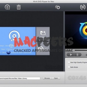 WinX DVD Ripper 4.6.1 for Mac 视频转换工具