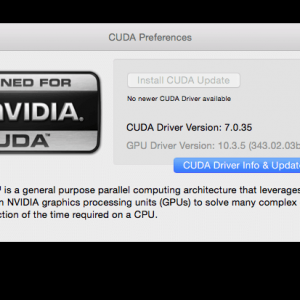 NVIDIA Web Drivers for mac NVIDIA驱动 MAC 支持10.11.5