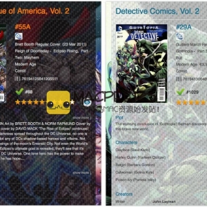 Comic Collector Pro 16.0.4 for Mac 目录和组织漫画