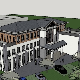 Sketchup�칫����ĳ�����칫¥407