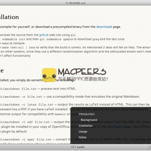 Marked for mac 2.5.6 专业级的文本编辑器