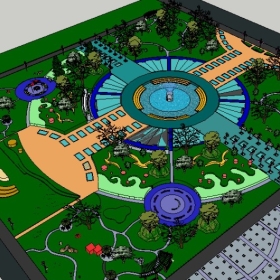 Sketchupͼʦڹ㳡ģ038