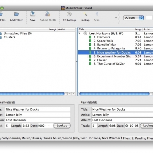 MusicBrainz Picard 1.3.2 Mac 整理音乐好帮手MP3标签自动匹配工具
