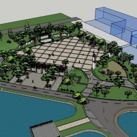 Sketchupͼʦڹ㳡ģ057