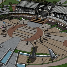 Sketchupͼʦڹ㳡ģ157