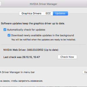 NVidia Web Driver for mac 346.03.03f02