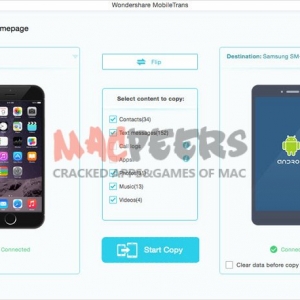 Wondershare MobileTrans for mac 6.5.6 手机数据拷贝工具