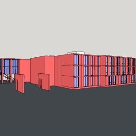 ��ͼ��ʦSketchup������ģ��20221115������ɫ�е¹�ѧУ010