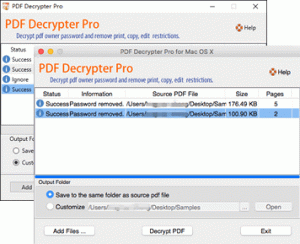PDF Decrypter Pro for Mac 2.2.0 快速移除PDF密码或限制