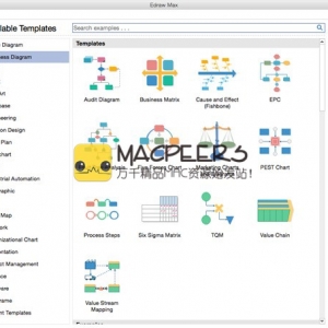 Edraw Max v8.4 for Mac 多功能图表工具