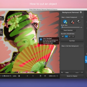 Photo Editor Movavi 3.0 绿化版 Mac 删除图像中所有不必要的元素工具