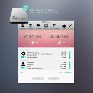 DiskKeeper for mac 1.9 – 清理电脑 清理大文件 删除无用文件 最新绿化版