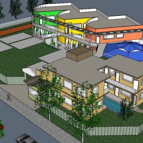 ��ͼ��ʦSketchup������ģ��20221115�����׶�԰025