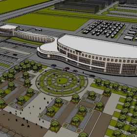 ��ͼ��ʦSketchup������ģ��20221115���³�;����վ049