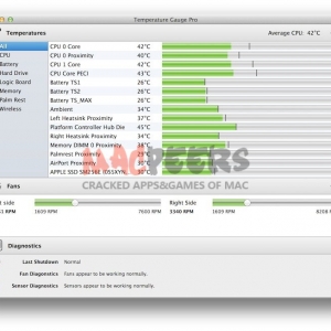 Temperature Gauge Pro for Mac 2.9.11 温度测量仪 实时Mac温度监控调节