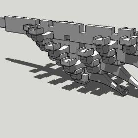 Sketchup古建风格类模型斗拱0012