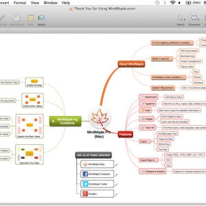 MindMaple Pro for mac 1.2 – 思维导图 头脑风暴 分享意见 最新绿化版