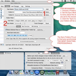 Sync Folders Pro for mac 3.3.1 同步文件夹工具
