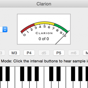 Clarion for mac 2.1 – 音乐听力训练软件 最新绿化版