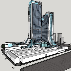 Sketchup�칫������̲�߸��﹫�����߲�칫ƽ��������ͼ�ִ���ҵƽ��������ͼ�ִ�ʯ����ŷʽ�����һ095